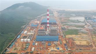 Tiến độ tổng thể dự án Nhà máy Nhiệt điện Quảng Trạch I đã đạt 85,48%