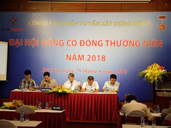 PECC1 tổ chức thành công Đại hội đồng cổ đông thường niên năm 2018
