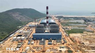 Toàn cảnh dự án trọng điểm quốc gia Nhà máy Nhiệt điện Quảng Trạch 1