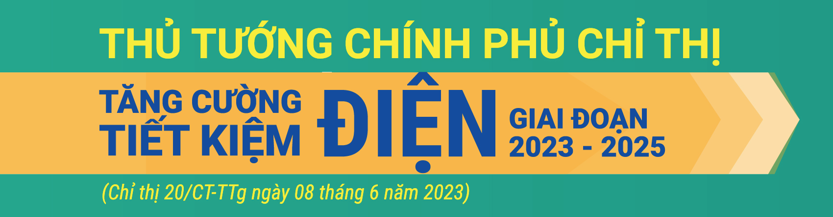 Tiết kiệm điện - thành thói quen